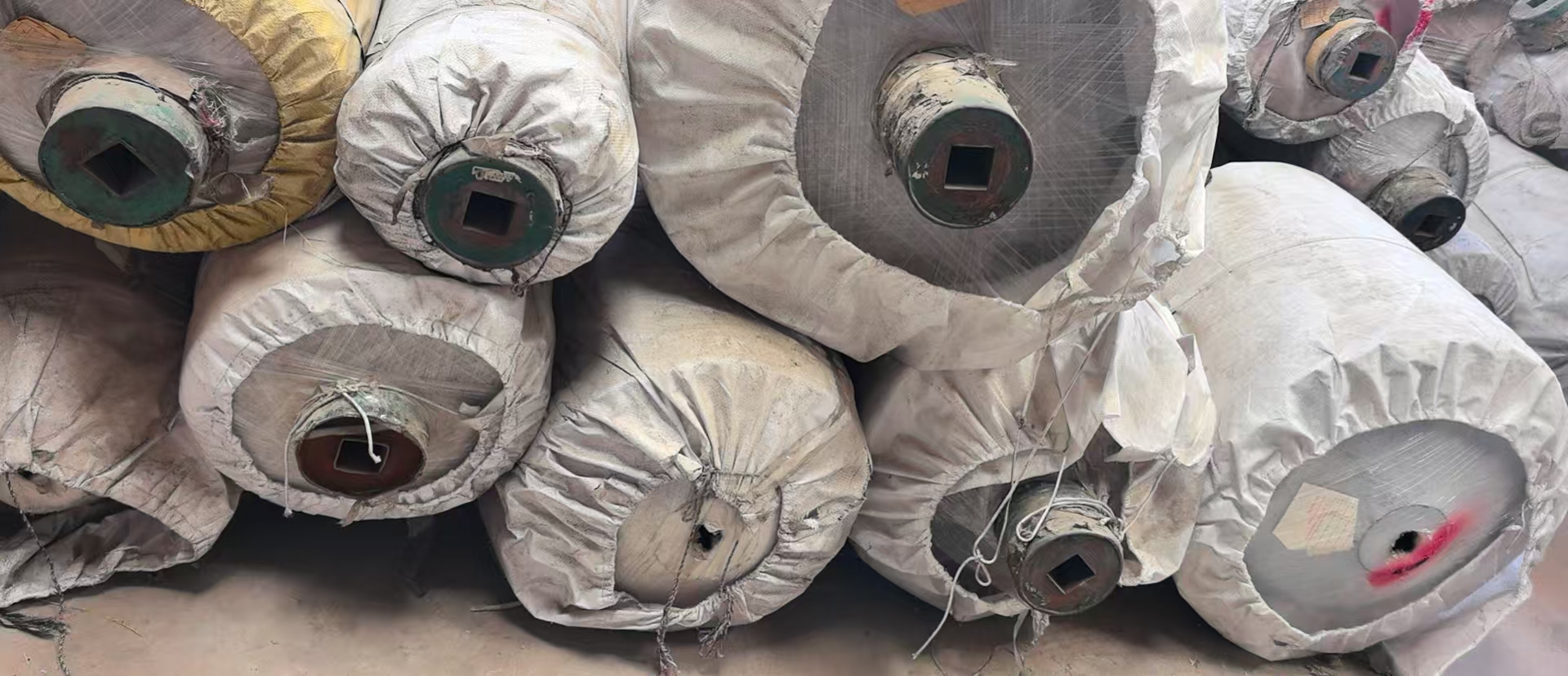 Super wide width industrial canvas